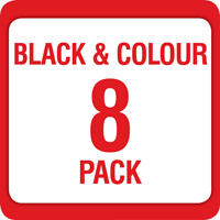 LC1100 B/C/M/Y Compatible Black & Colour 8 Pack + 2 x FREE LC1100 Blacks