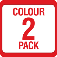 JF333 Compatible Colour Ink Cartridge x2 + FREE: 50 Sheets, 10x15cm Photo Paper SAVE £9.00