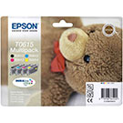 T0615 Epson Original Black &amp; Colour 4 Ink Cartridge Pack - Full set