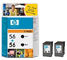 C9502ae (56) Original HP Black Ink Cartridges x2