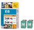 C9505ee (344) Original HP Maximum Capacity Colour Ink Cartridges x2