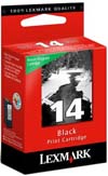 14 / 018C2090E Original Lexmark Black Return Program Ink Cartridge