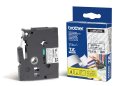 TZ-135 Original Brother P-Touch White on Clear Tape 12mm x 8m