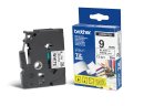 TZ-221 Original Brother P-Touch Black on White Tape 9mm x 8m