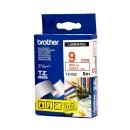 TZ-222 Original Brother P-Touch Red on White Tape 9mm x 8m
