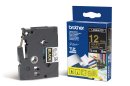 TZ-334 Original Brother P-Touch Gold on Black Tape 12mm x 8m