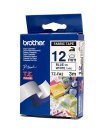 TZ-FA3 Original Brother P-Touch Blue on White Textile Tape 12mm x 3m