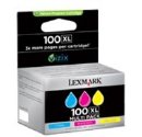 100XL/14N0850 Original Lexmark 3 Ink Cartridge (C,M,Y) High Yield Return Programme Multipack