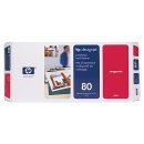 HP C4822A (80) Original Magenta Printhead &amp; Printhead Cleaner