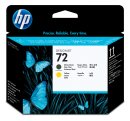 C9384A (72) Original HP Matte Black &amp; Yellow Printhead