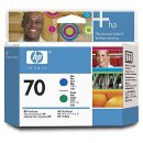 C9408A (70) Original HP Blue &amp; Green Printhead