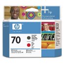 C9409A (70) Original HP Matte Black &amp; Red Printhead