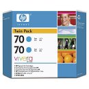 CB343A (70) Original HP Twin Pack Cyan Ink Cartridge
