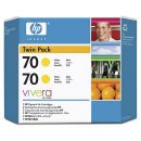 CB345A (70) Original HP Twin Pack Yellow Ink Cartridge