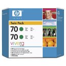 CB348A (70) Original HP Twin Pack Green Ink Cartridge