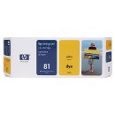 C4933A (81) Original HP Yellow Ink Cartridge