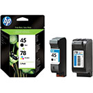 SA308AE (45 &amp; 78) Original HP Black &amp; Colour Ink Cartridge Multipack