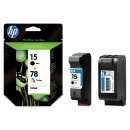 SA310AE (15 &amp; 78) Original HP Black &amp; Colour Ink Cartridge Multipack
