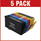 HP 364XL Compatible Black &amp; Colour Ink Cartridge 5 Pack