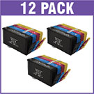 HP 364XL Compatible Black &amp; Colour Ink Cartridge 12 Ink Cartridge Pack