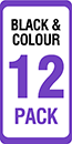HP 364XL Compatible Black &amp; Colour Ink Cartridge 12 Ink Cartridge Pack + 3 x FREE Black Cartridges *Super Bundle*