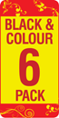 T0481/ 2/3/4/5/6 (T0487) Compatible Full Set of Black & Colour + 1 x FREE T0481 Black