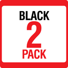 Canon BC-02 Compatible Black Ink Cartridge ** TWIN PACK DEAL **  SAVE &amp;pound; 5.00