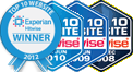 Hitwise Top Ten website