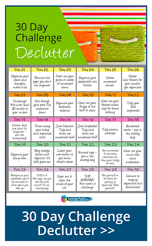 Free Mental Heath Challenges | 30 Day Printables