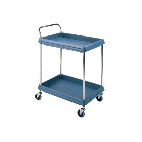 2 Tier Blue 1041mm x 832mm x 546mm Deep Ledge Trolley 372246 F