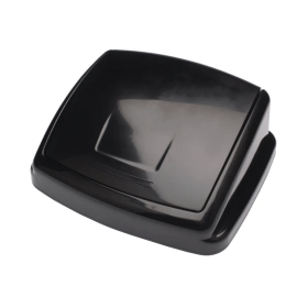 2Work Black Swing Top Bin LID 50L 2W02392 F