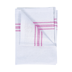 2Work Cotton Tea Towel 450mm x 740mm White 10 Pack 447617 F