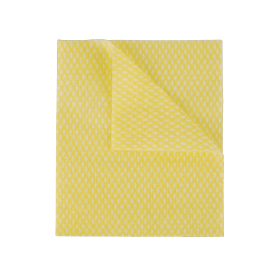 2Work Economy Cloth 420mm x 350mm Yellow 50 Pack 484093 F