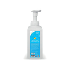 2Work Hand Sanitiser Rub Alcohol Free Foaming 600ml Bottle 797837 F