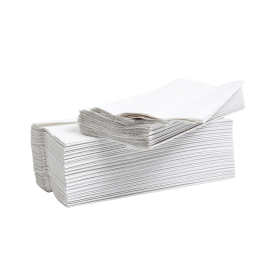 2Work Hand Towel Flushable 310mm x 230mm 2 Ply White 2430 Pack 467142 F