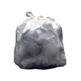 2Work Heavy Duty Swing Bin Liner 45 Litre White 1000 Pack 370746 F