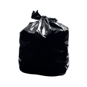 2Work Light Duty Refuse Sack 90 Litre Black 200 Pack 370739 F