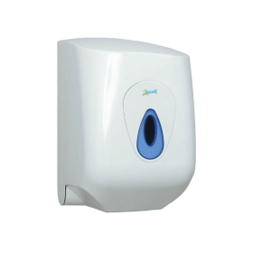 2Work Lockable Centrefeed Hand Towel Dispenser White CT34038 159970 F