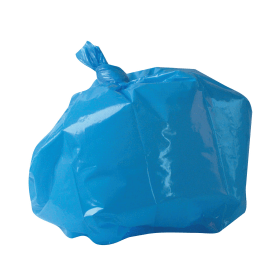 2Work Medium Duty Refuse Sack 100 Litre Blue 200 Pack 282547 F