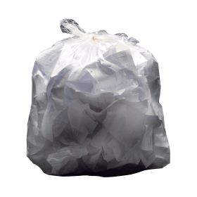 2Work Medium Duty Refuse Sack 80 Litre Clear 200 Pack 370740 F