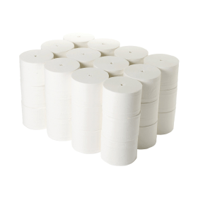 2Work Micro Twin Coreless Toilet Roll 2 Ply 800 Sheets 36 Pack 478826 F