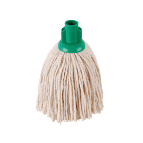 2Work PY Smooth Socket Mop 12oz Green 10 Pack 2W04298 F