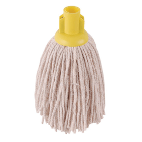 2Work PY Smooth Socket Mop 12oz Yellow 10 Pack 2W04302 F