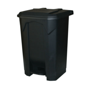 2Work Pedal Bin 80 Litre Grey 2W10787 F