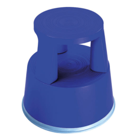 2Work Plastic Step Stool Blue 2W05000 F