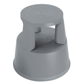 2Work Plastic Step Stool Dark Grey 2W04998 F