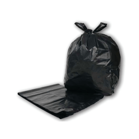 2Work Refuse Sack Roll Black 40 Pack 2W50020 F