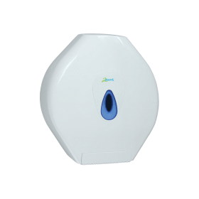 2Work Standard Jumbo Toilet Roll Dispenser White 198437 F