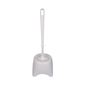 2Work Toilet Brush and Holder White AU91659 104976 F