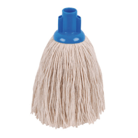 2Work Twine Rough Socket Mop 12oz Blue 10 Pack 2W04287 F